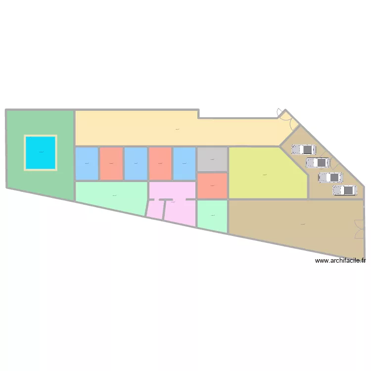 appart 2610C. Plan de 