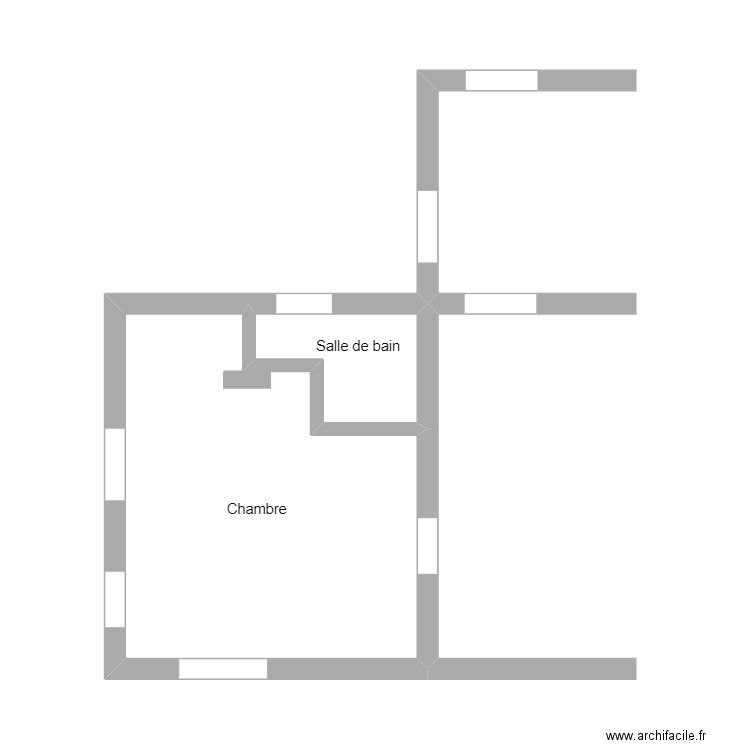 5 Chemin des Rochers Daniel - YEU. Plan de 2 pièces et 15 m2