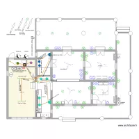 Maison Di&eacute;go. Ecl Cuisine SdB, garage.