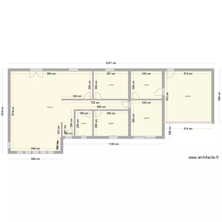 SARLAT 176 03. Plan de 