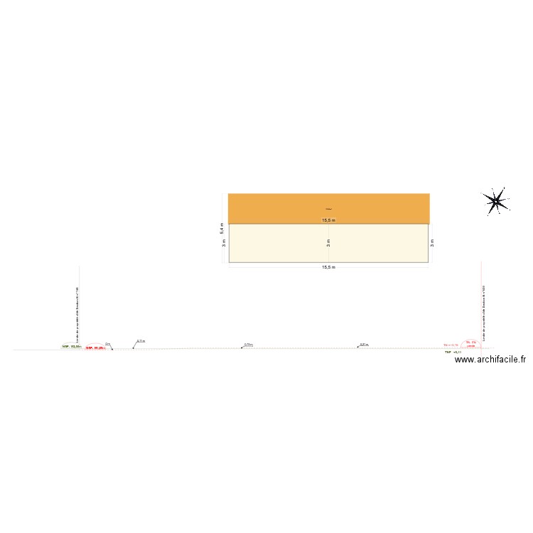 COUPE TERRAIN + GARAGE STEPH. Plan de 0 pièce et 0 m2