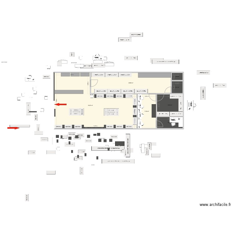 Dubai market 4. Plan de 7 pièces et 126 m2
