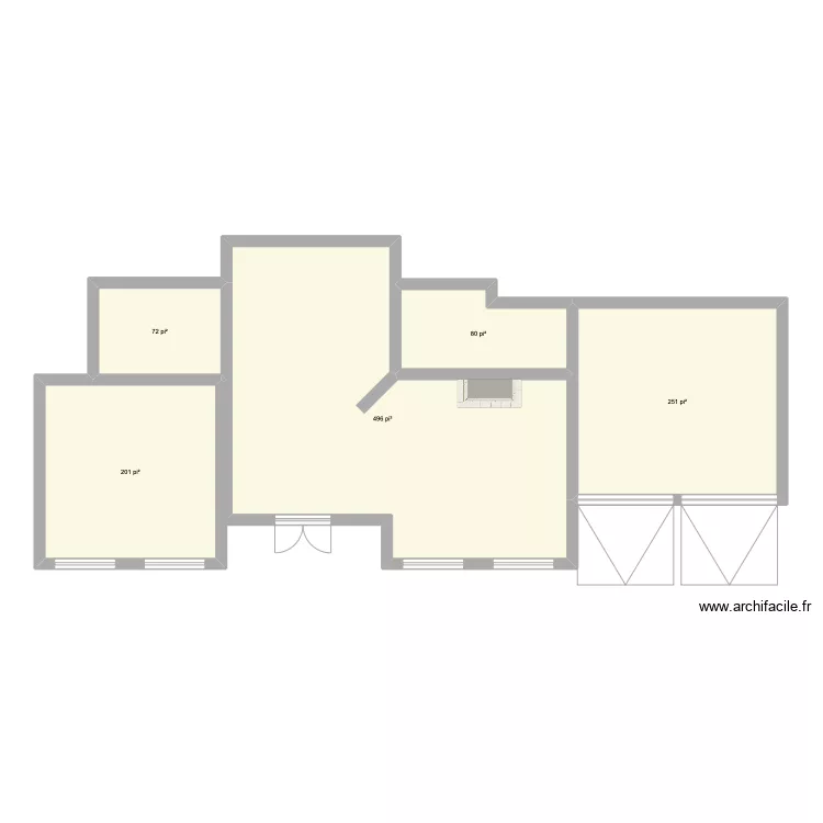 maison. Plan de 