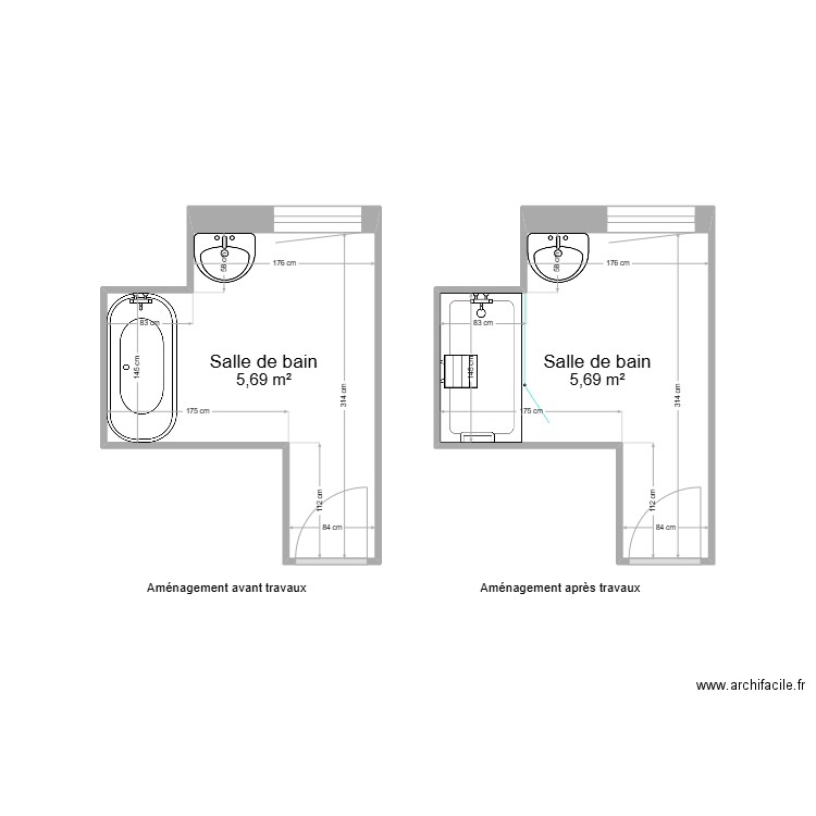 LIOGIER Maurice. Plan de 0 pièce et 0 m2