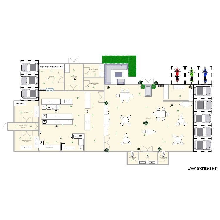 leo BTS 1 MHR. Plan de 12 pièces et 213 m2