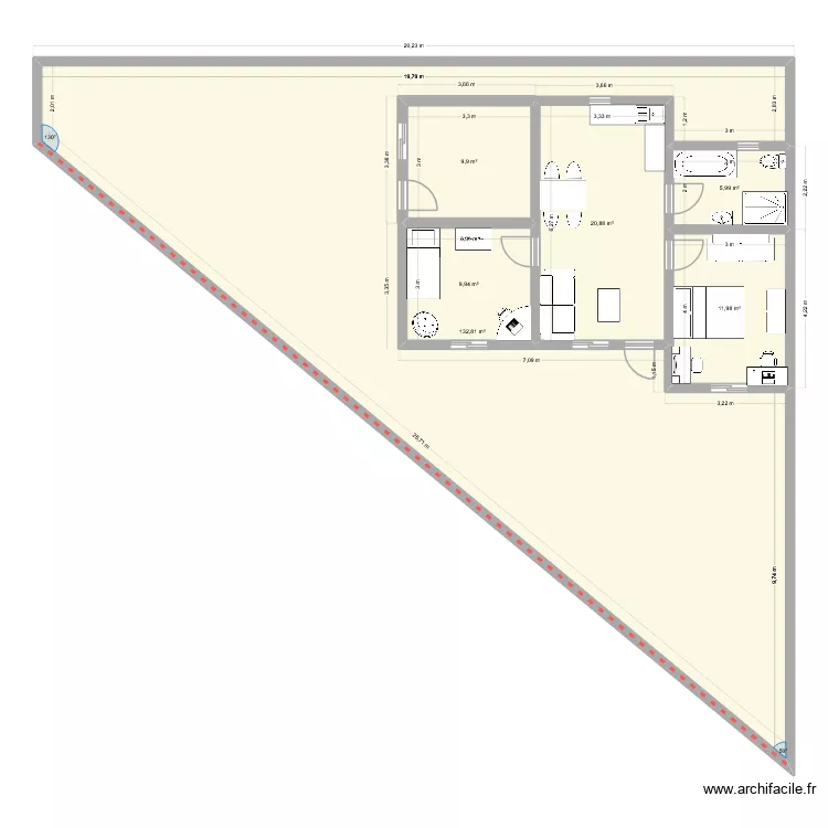 plan A. Plan de 6 et 192 m² plan A. Plan de 6 et 192 m²