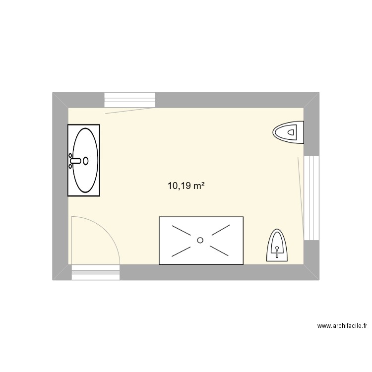 sdb. Plan de 0 pièce et 0 m2