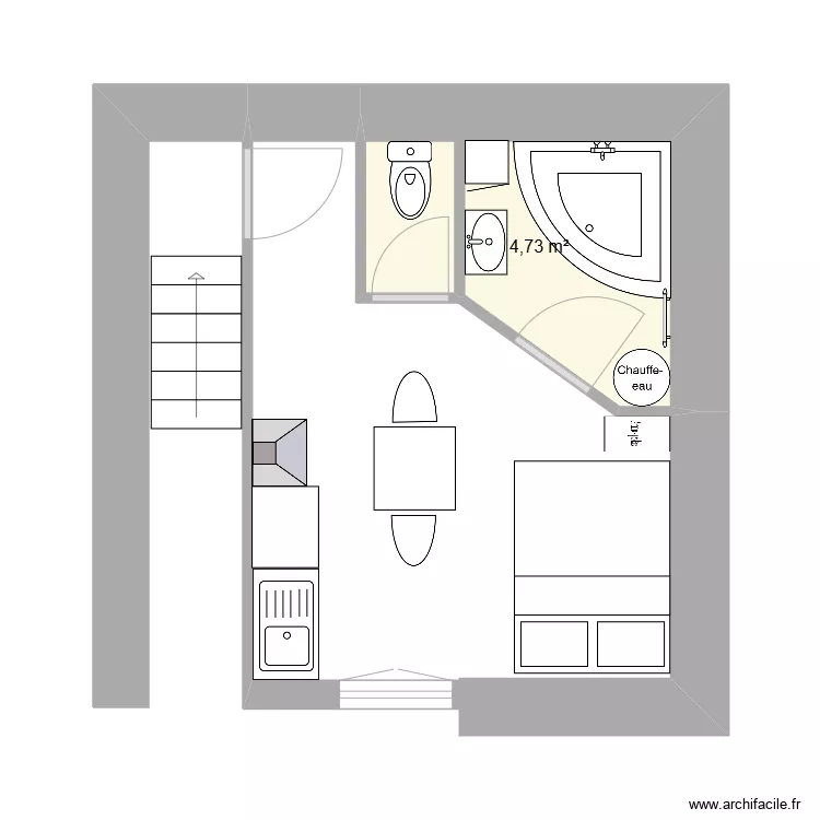 Garage. Plan de 