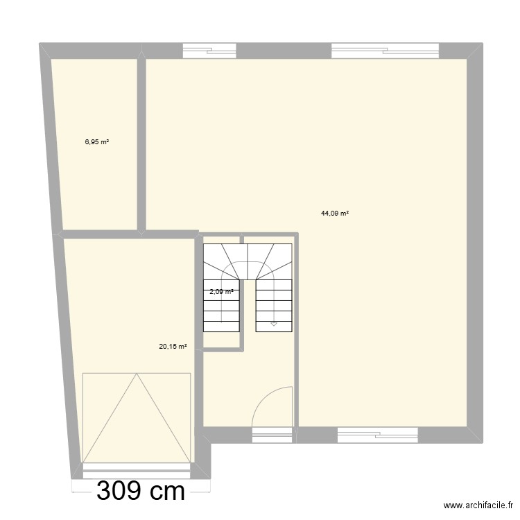 maulette 3. Plan de 12 pièces et 152 m2