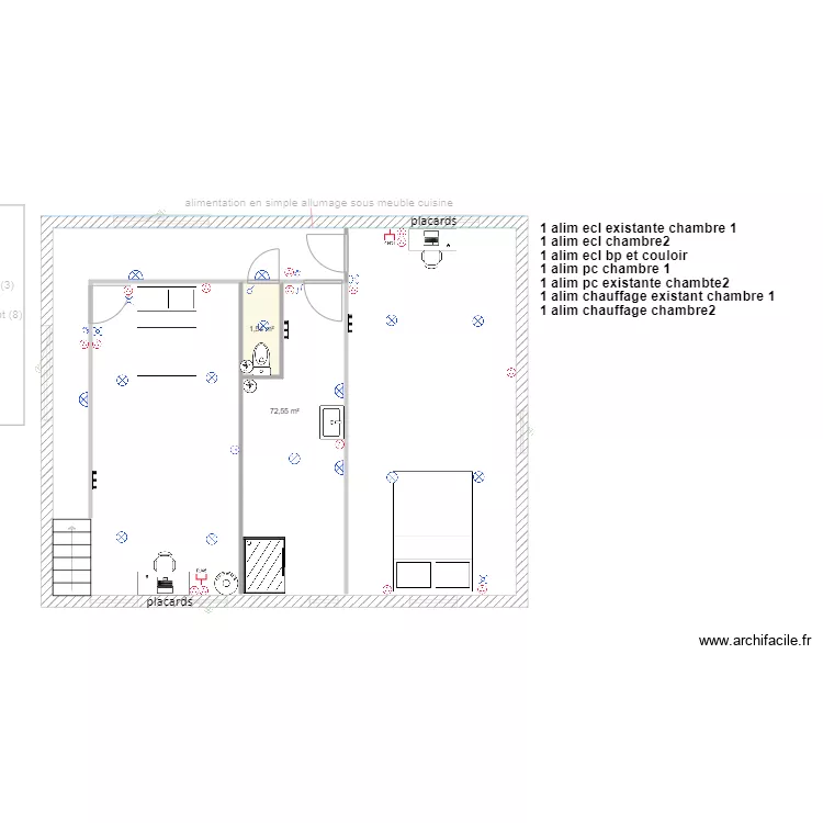 coco etage1.2. Plan de 14 pièces et 226 m²