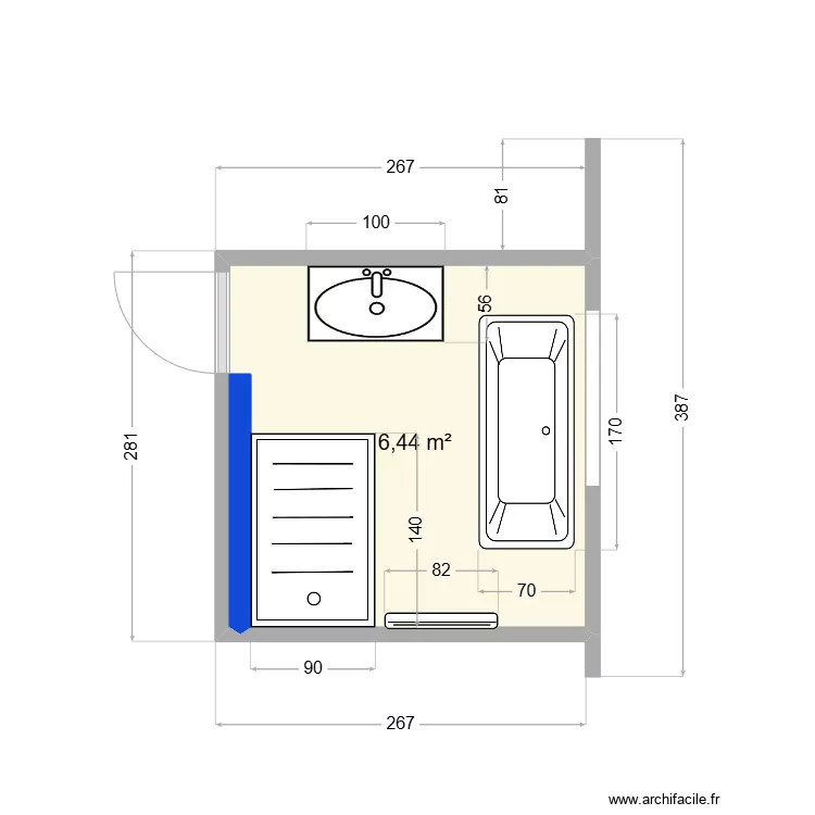 odinga  sdb niche. Plan de 