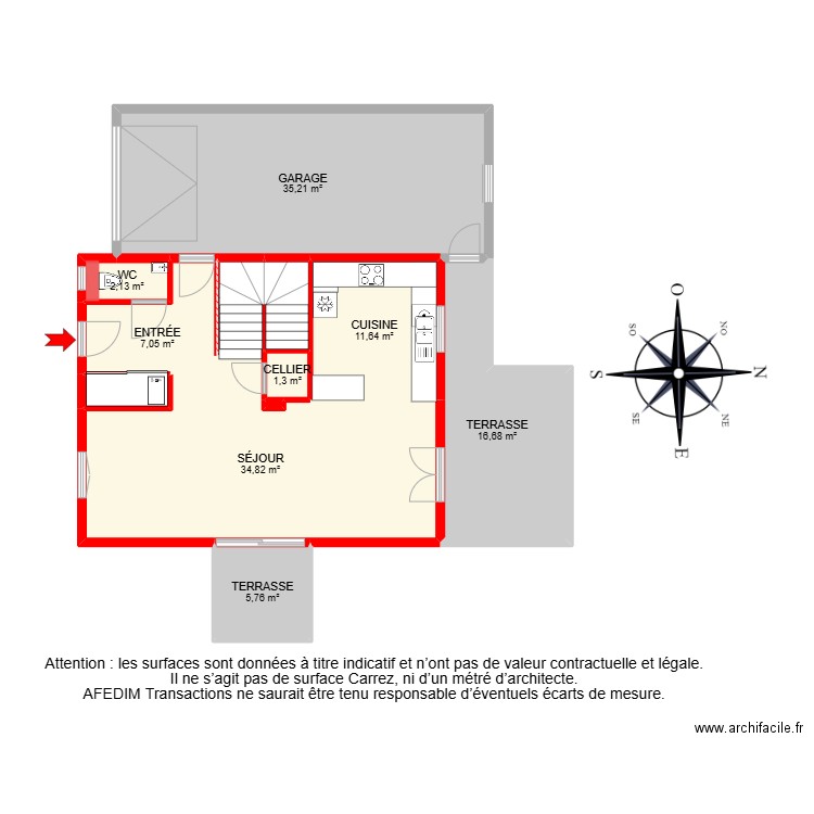BI 26718-. Plan de 21 pièces et 204 m2