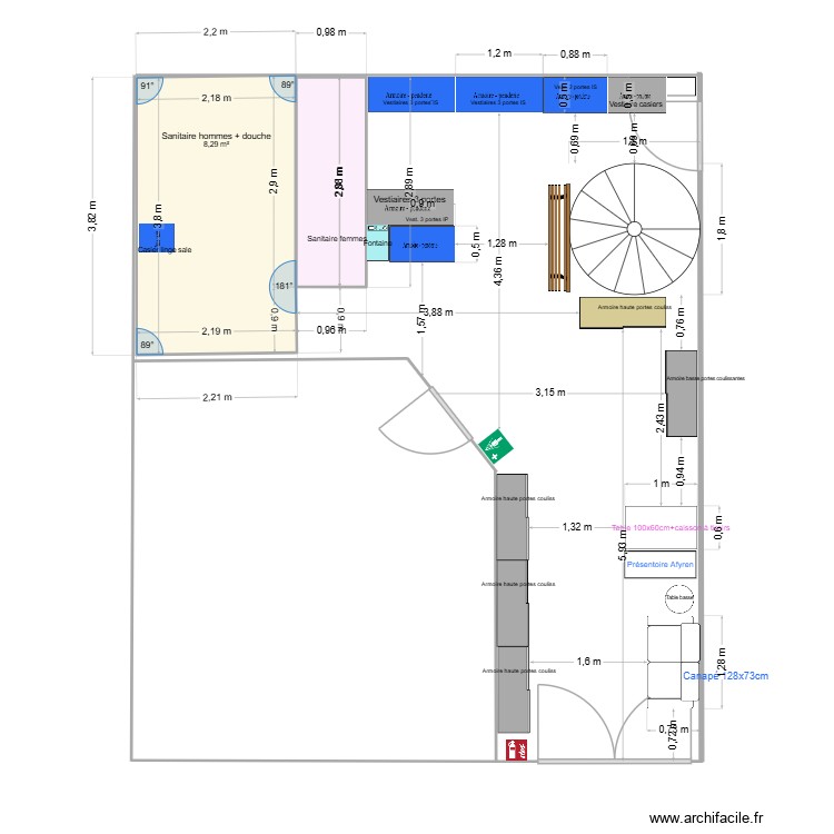 Entrée. Plan de 0 pièce et 0 m2 Entrée. Plan de 0 pièce et 0 m2