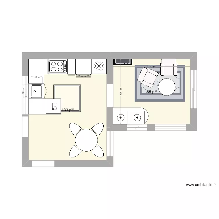Cuisine milieu version 3. Plan de Cuisine milieu version 3. Plan de