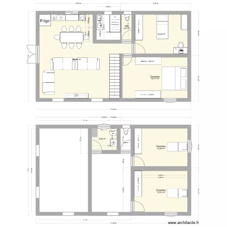 PLAN 01. Plan de 7 et 95 m² PLAN 01. Plan de 7 et 95 m²