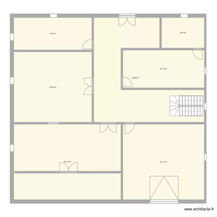 MAISON BLED. Plan de 7 et 239 m² MAISON BLED. Plan de 7 et 239 m²