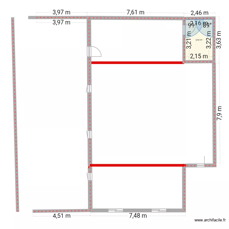 345. Plan de 1 et 7 m² 345. Plan de 1 et 7 m²