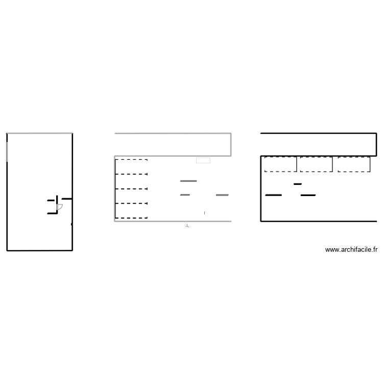 4 studios. Plan de 0 pièce et 0 m2