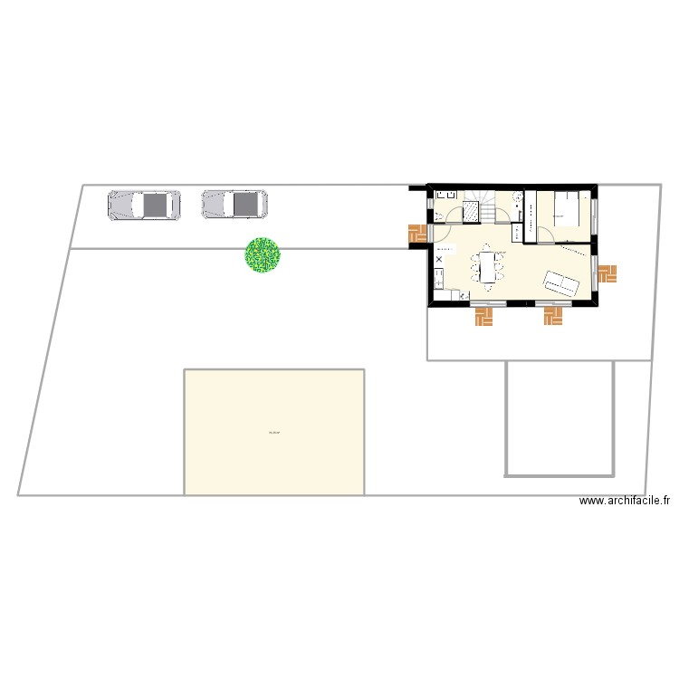 new Sorlock 1. Plan de 3 pièces et 125 m2