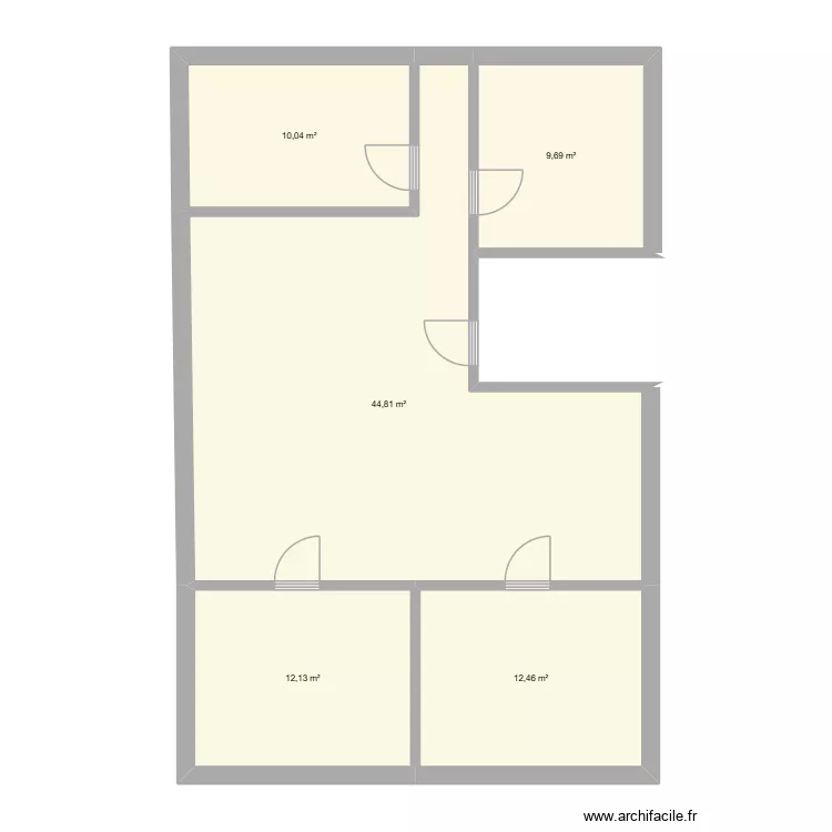 corcieux. Plan de 5  et 89 m²