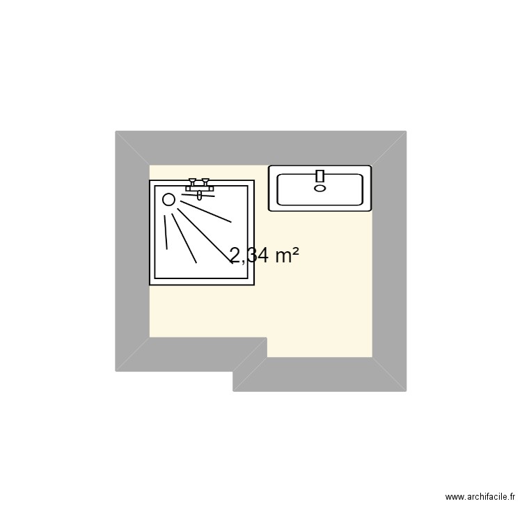 mamie salle de bain. Plan de 0 pièce et 0 m2