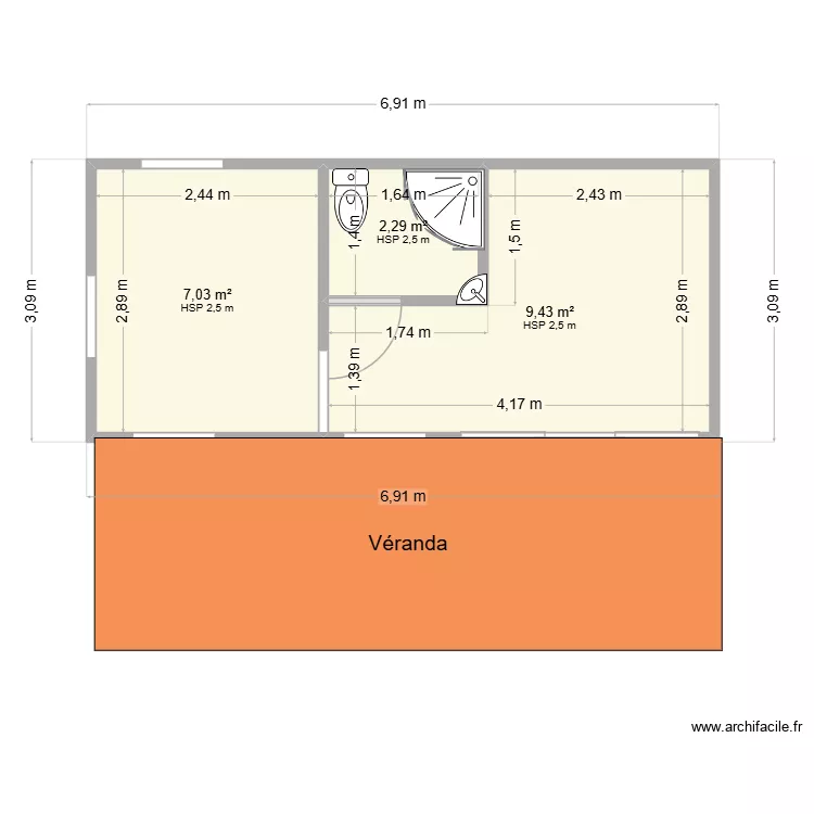 Jean Luc NORVAL cotation. Plan de 3 et 19 m² Jean Luc NORVAL cotation. Plan de 3 et 19 m²