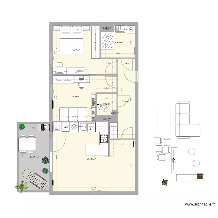 Boréal F3 revente. Plan de 10 et 74 m² Boréal F3 revente. Plan de 10 et 74 m²