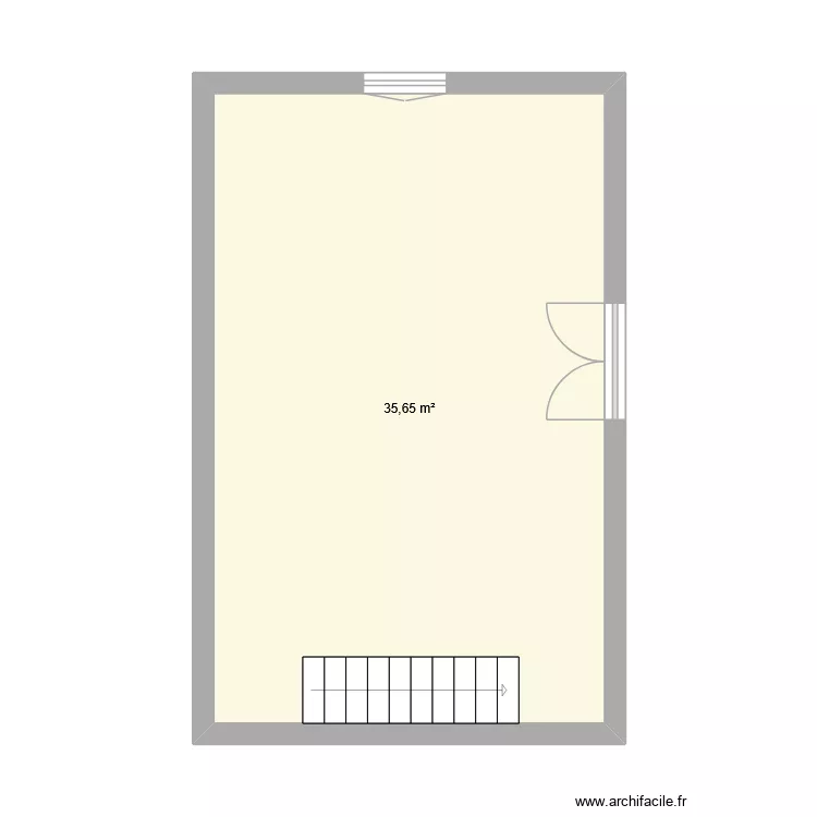 etage dalil. Plan de 1  et 36 m²
