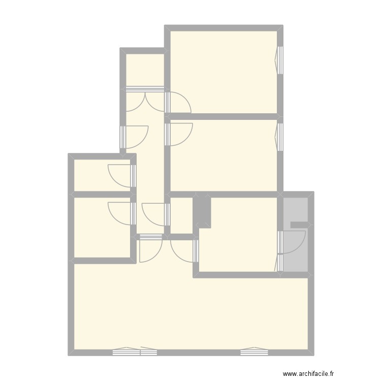 KNIPPEL - SOTTEVILLE LES ROUEN. Plan de 11 pièces et 71 m2
