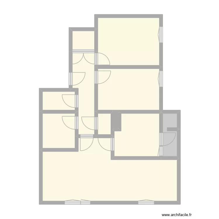 KNIPPEL - SOTTEVILLE LES ROUEN. Plan de 