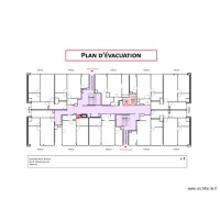 plan evacuation belle maison
