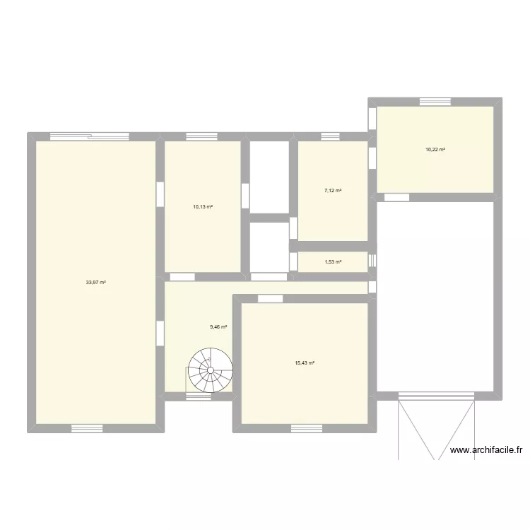Nouvelle maison 1. Plan de 