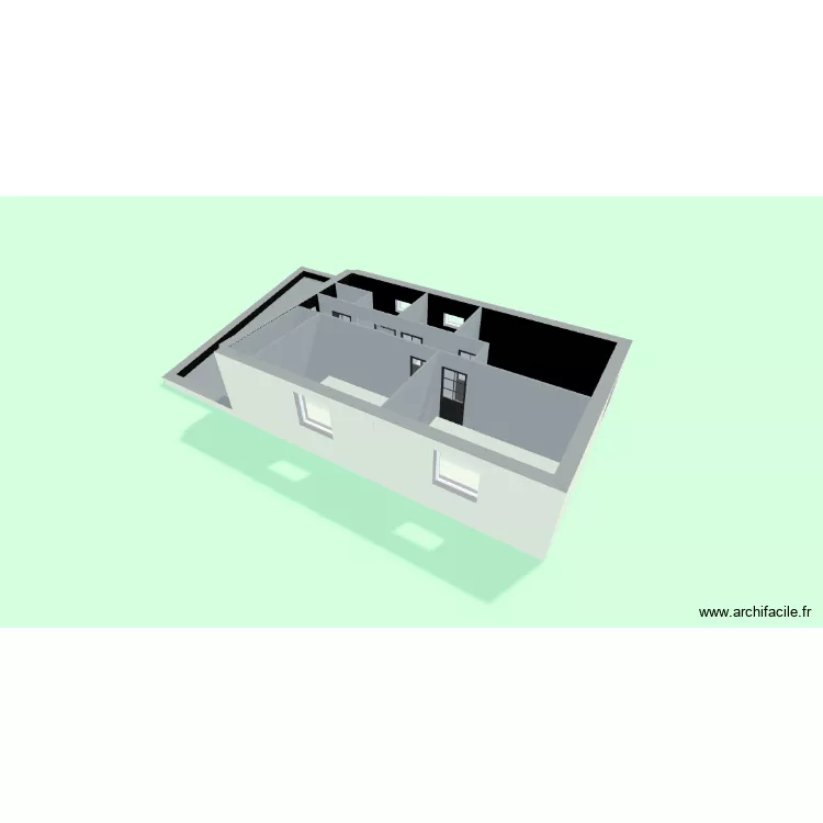 projet roitelet. Plan de 17  et 332 m²