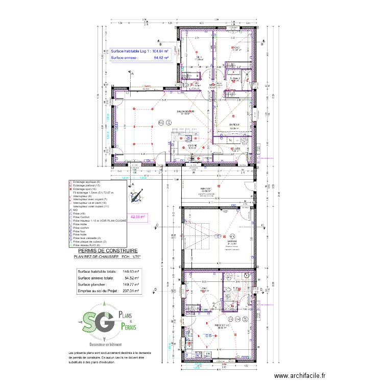 Bernier. Plan de 0 pièce et 0 m2