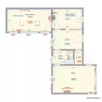 Rdc Maison principale Plans Cot&eacute;s