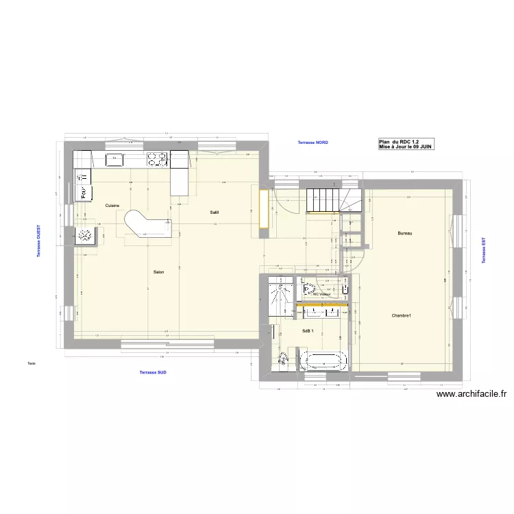 PLAN DU RDC 1.2. Plan de 