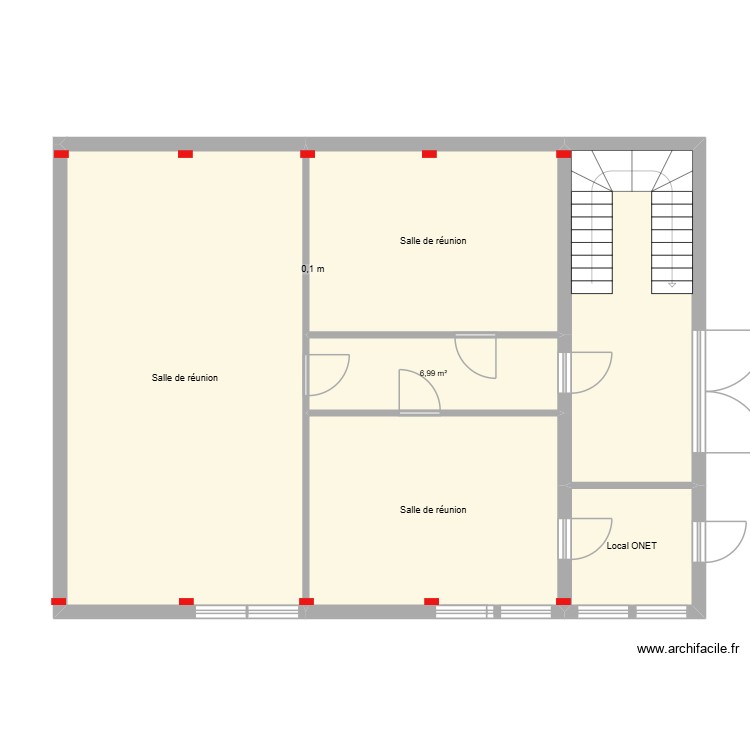 Batiment E RDC. Plan de 0 pièce et 0 m2 Batiment E RDC. Plan de 0 pièce et 0 m2