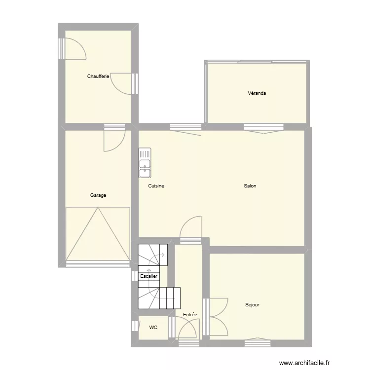 MICHEL Mikael. Plan de 12 Pièces et 170 m²