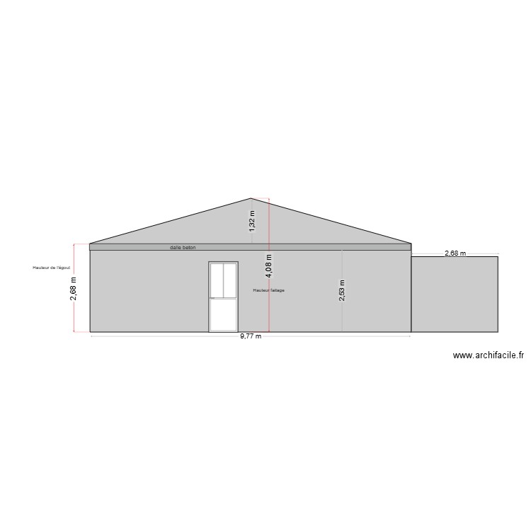 facade capellini. Plan de 0 pièce et 0 m2