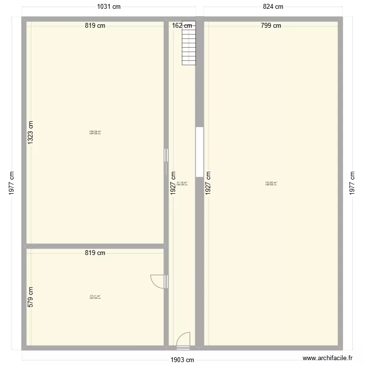 PLAN EVA THIB. Plan de 4 et 341 m² PLAN EVA THIB. Plan de 4 et 341 m²