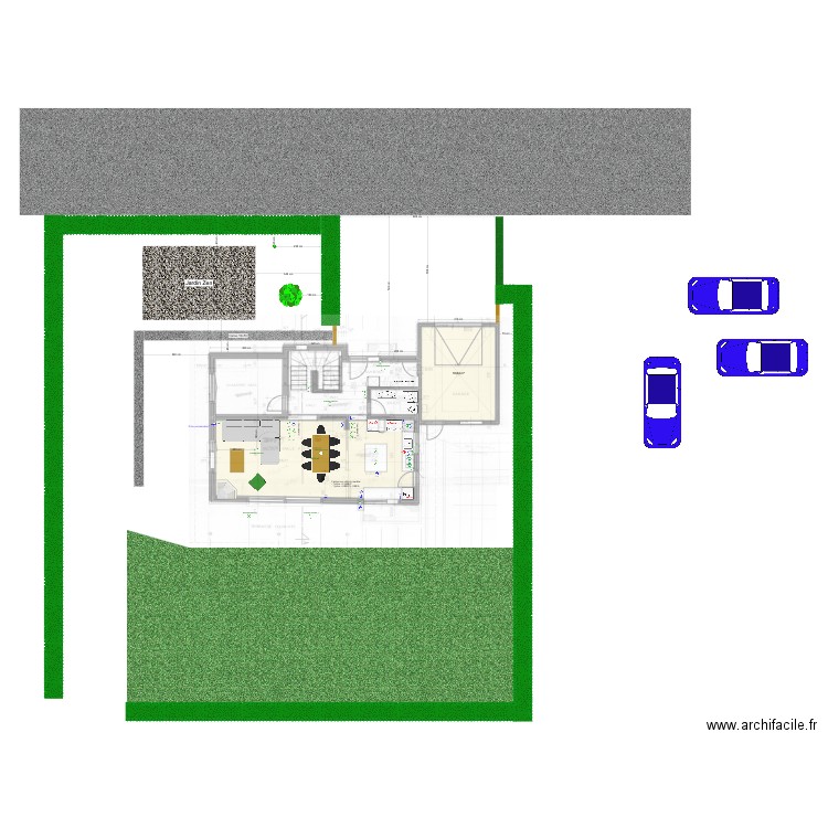 Cossettes_Rez. Plan de 2 pièces et 60 m2