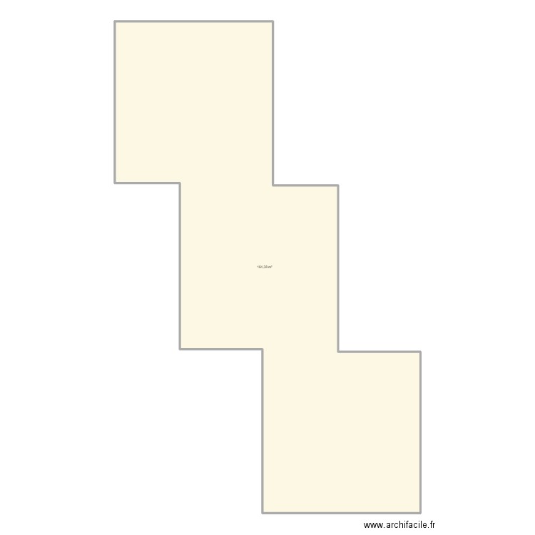 Plan La Cordeille V. Plan de 1 pièce et 164 m2