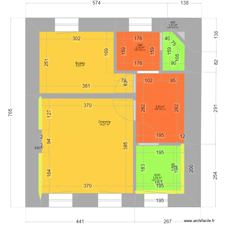 Lincent Complet sans mur cuisine Version Marine sdb 5. Plan de 