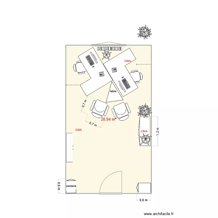 bureau113- CMA+MHG. Plan de 1 et 21 m² bureau113- CMA+MHG. Plan de 1 et 21 m²