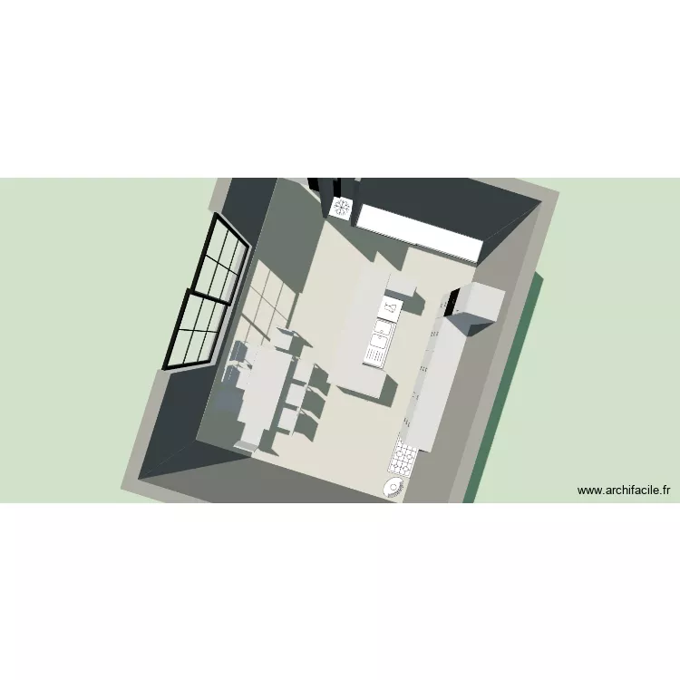 CUISINE PROJET 3. Plan de 1 et 37 m² CUISINE PROJET 3. Plan de 1 et 37 m²