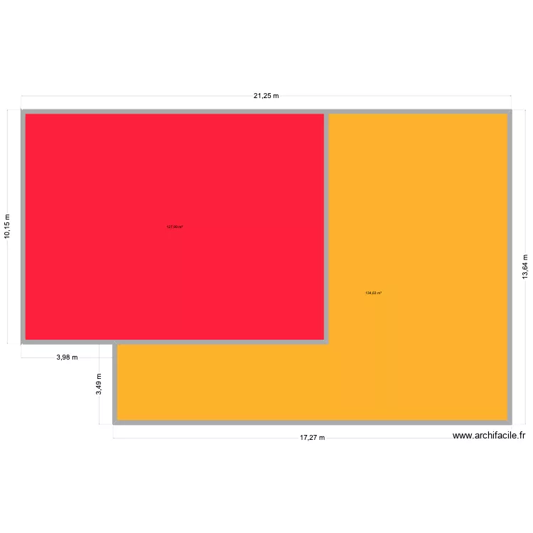 surpose Nativa. Plan de 2 et 263 m² surpose Nativa. Plan de 2 et 263 m²