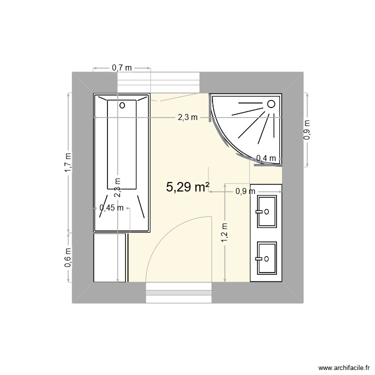 sdb2. Plan de 0 pièce et 0 m2