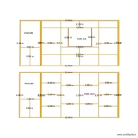 cabanon facade sud et nord