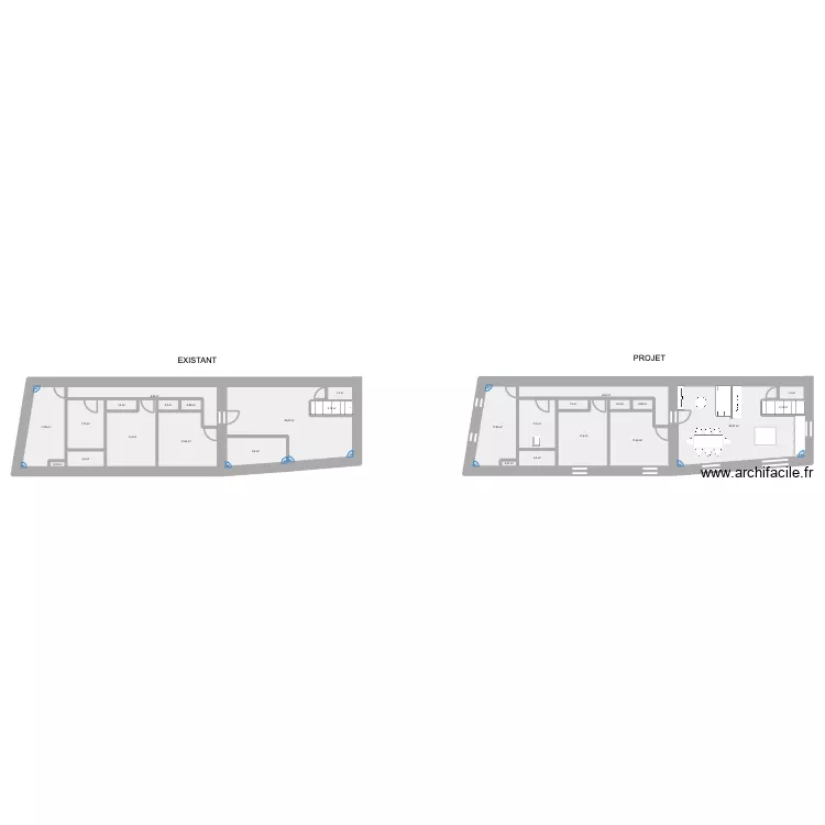 APPARTEMENT LATRESNE. Plan de 27  et 182 m²