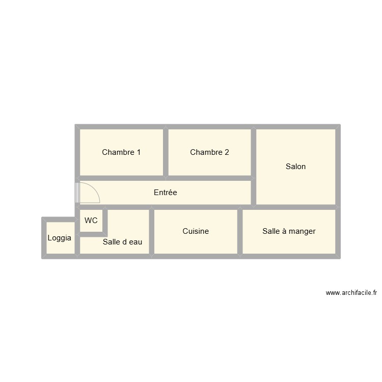 2502 SUCCESSION GUEGUEN. Plan de 9 pièces et 16 m2